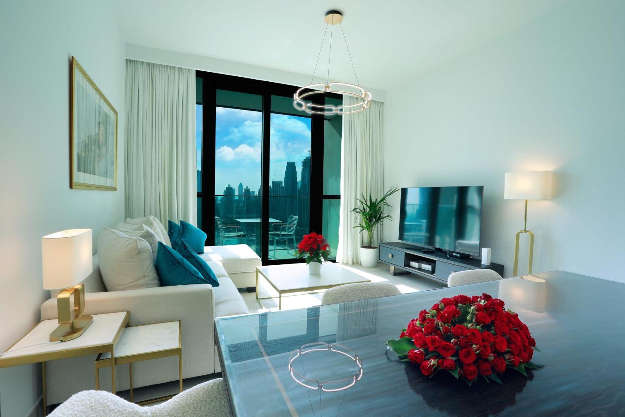 Elegant Apartment With Direct Access To Dubai Mall Exterior photo